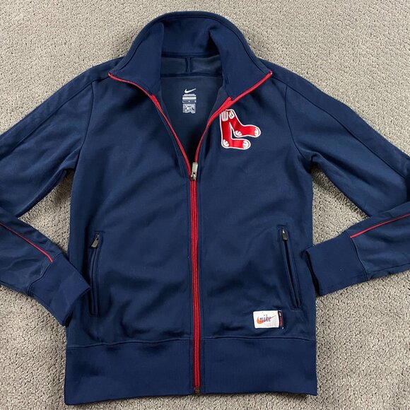 Nike Cooperstown Collection Boston Red Sox Jacket Men's Large Track Socks - Picture 1 of 11